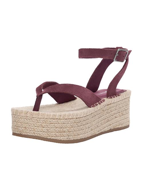 Pull&Bear Klipklappere  burgunder