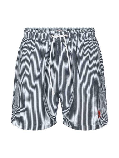 U.S. POLO ASSN. Badeshorts 'UMBRIGGS'  natblå / hvid