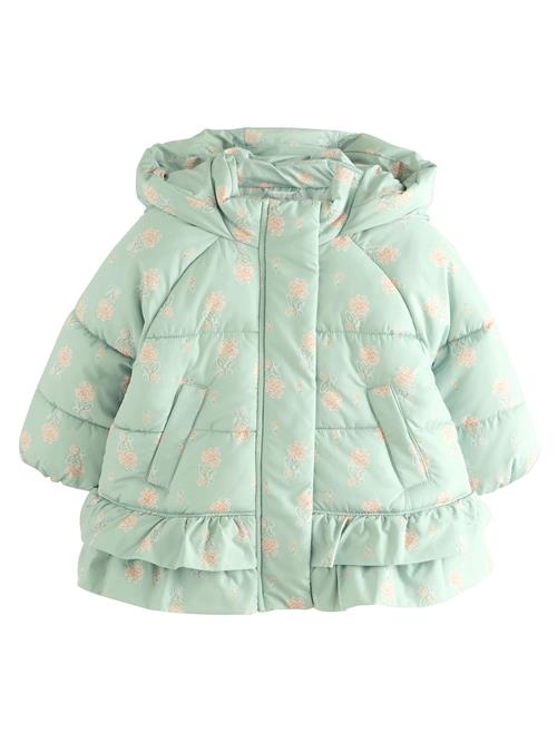 Next Vinterjakke  lyseblå / fersken / carminrød