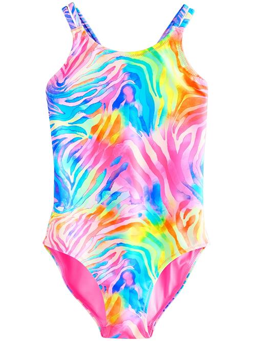 Next Badedragt  blå / gul / orange / pink