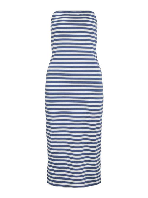 VILA Kjole 'VINinny'  mørkeblå / hvid