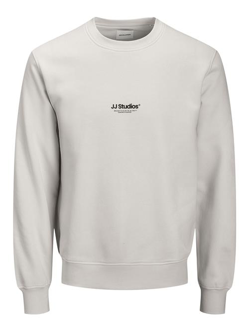 JACK & JONES Sweatshirt 'JJESOHO'  lysegrå / sort