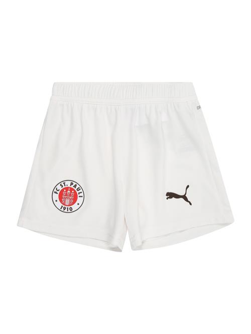 PUMA Sportsbukser 'FC St. Pauli 25/26'  rød / sort / hvid