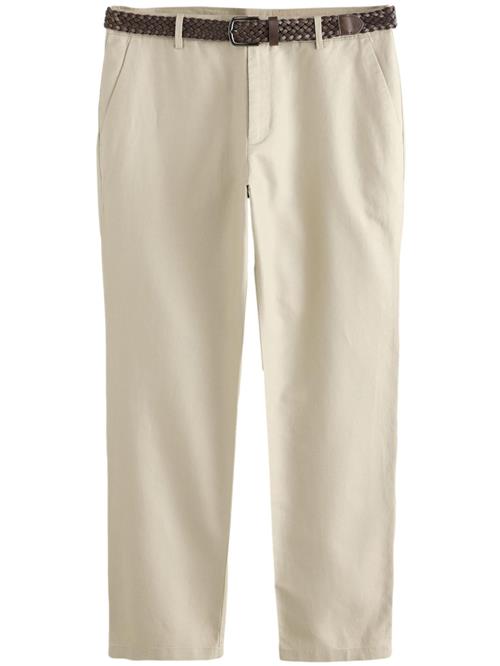 Next Lærredsbukser  kit / mørkebrun