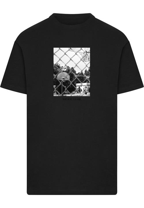 Mister Tee Bluser & t-shirts 'Not Just A Game'  grå / sort / hvid