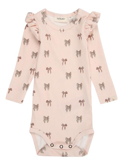 Lil'Atelier Sparkedragt/Body 'NBFGavo'  brokade / lyserød