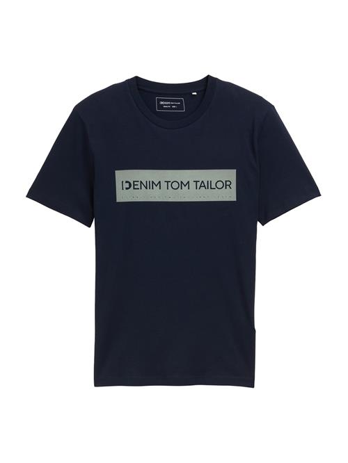 TOM TAILOR DENIM Bluser & t-shirts  navy / grå-meleret