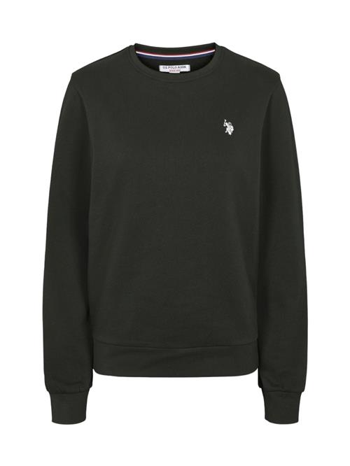 U.S. POLO ASSN. Sweatshirt 'UWAdele'  sort / hvid