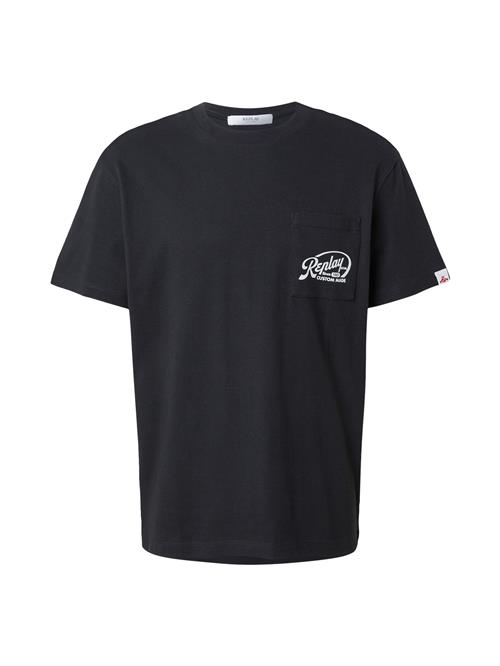 Se REPLAY Bluser & t-shirts  sort / hvid hos About You