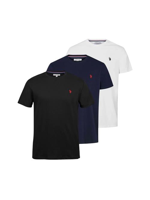 U.S. POLO ASSN. Skjorte 'UMArjun'  safir / rød / sort / hvid