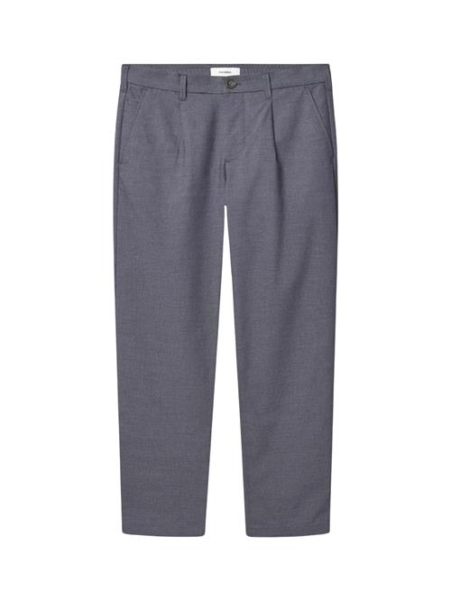 GABBA Bukser med lægfolder 'Napoli'  navy