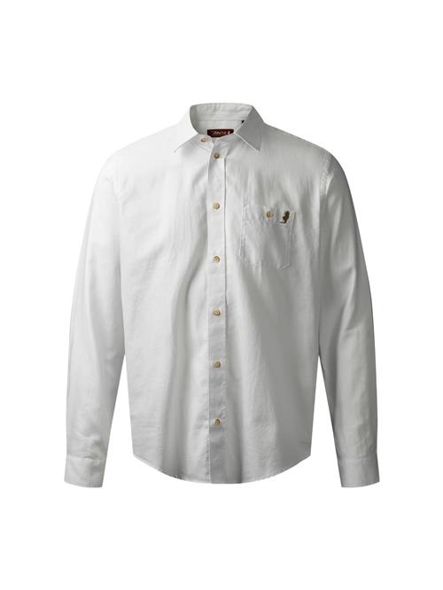 MCS Forretningsskjorte 'MCBrandon'  brun / hvid