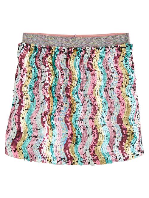 Next Nederdel  turkis / gul / lyserød / mørkerød