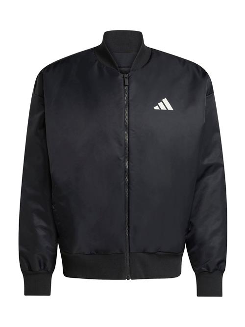 ADIDAS SPORTSWEAR Sportsjakke 'Stadium'  sort / hvid