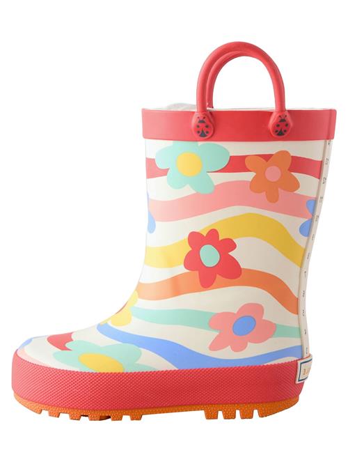 Next Gummistøvler  turkis / gul / orange / æggeskal