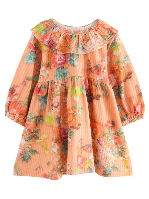 Next Kjole  gul / grøn / orange / rød