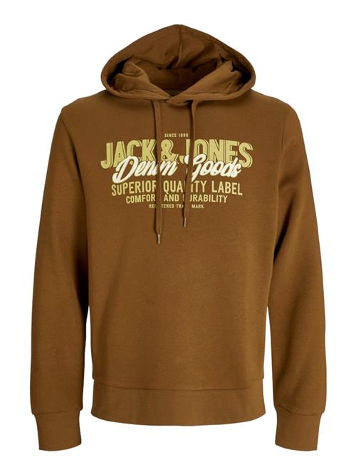 JACK & JONES Sweatshirt  umbra / kiwi / hvid