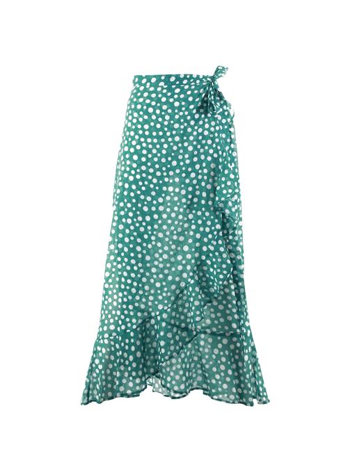 OLYMPIA Nederdel  petroleum / hvid