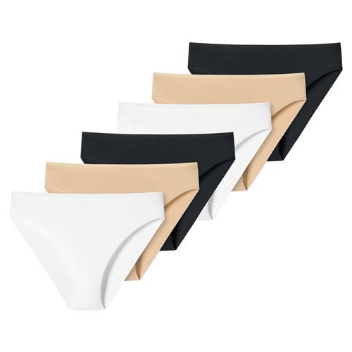 uncover by SCHIESSER Slip  beige / sort / hvid