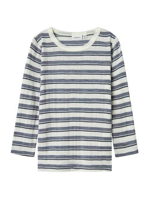 NAME IT Shirts 'NMMWang'  marin / sort / hvid