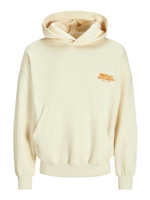 JACK & JONES Sweatshirt 'JWHROXBURY'  orange / uldhvid