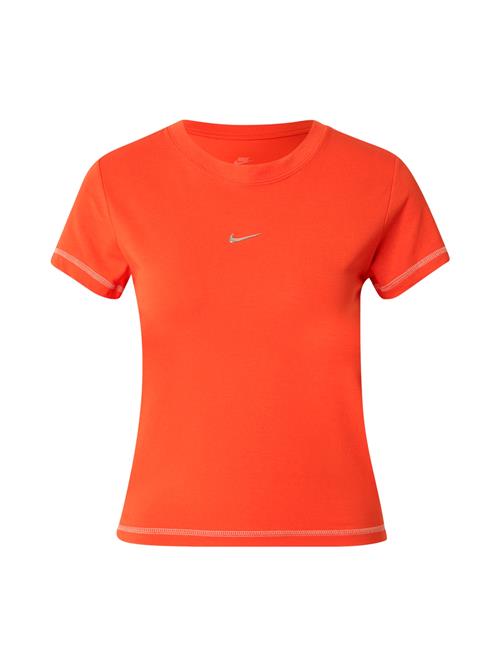Nike Sportswear Shirts  orangerød / sølv