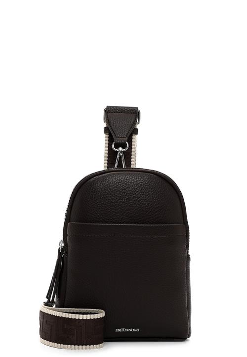 Emily & Noah Skuldertaske 'Elena'  mørkebrun