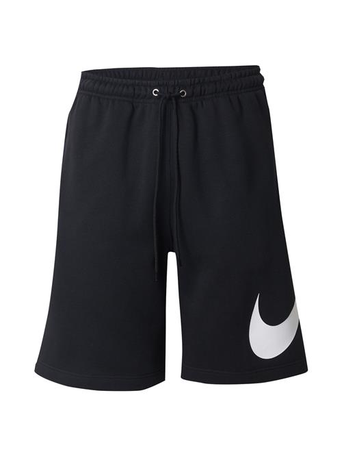 Nike Sportswear Bukser 'Club'  sort / hvid