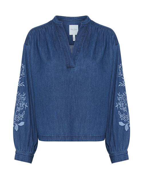 Part Two Bluse 'Terka'  blue denim / lyseblå