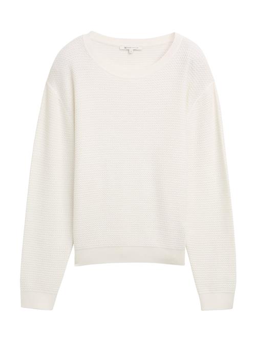 TOM TAILOR DENIM Pullover  offwhite