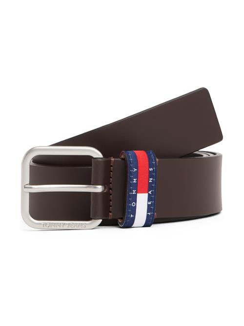 Tommy Jeans Bælte 'RYAN 3.5'  navy / brun / rød
