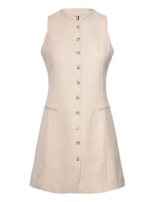 Tommy Hilfiger | Linen Mix Sleeveless Dress | 44