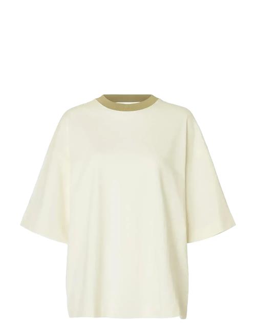 Selected | Slfcolwoman 2/4 Oversized Contrast Tee | L