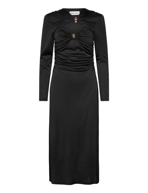 Malina | Amela Embellished Jersey Midi Dress | XL