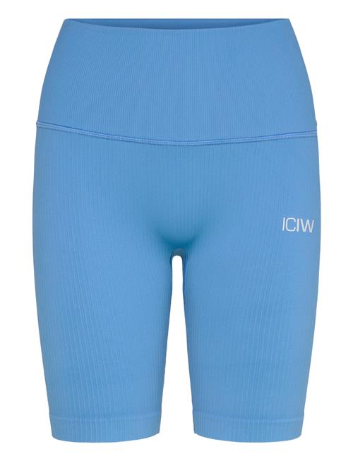 ICANIWILL | Ribbed Define Seamless Pocket Biker Shorts | L