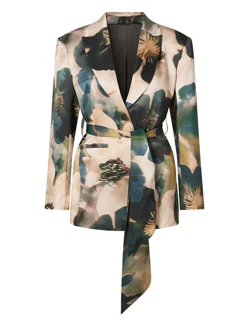 Malina | Liv Satin Wrap Blazer | 36