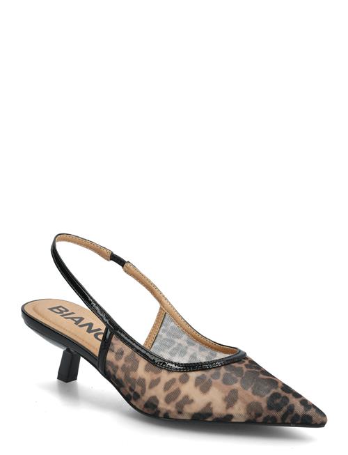 Bianco | Biakristin Kitten Heel Slingback Mesh | 39