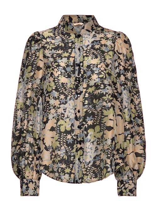 by Ti Mo | Striped Organza Blouse** | M