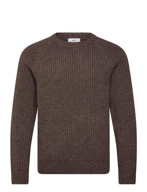Mango | Wool-Blend Rib-Knit Sweater | L