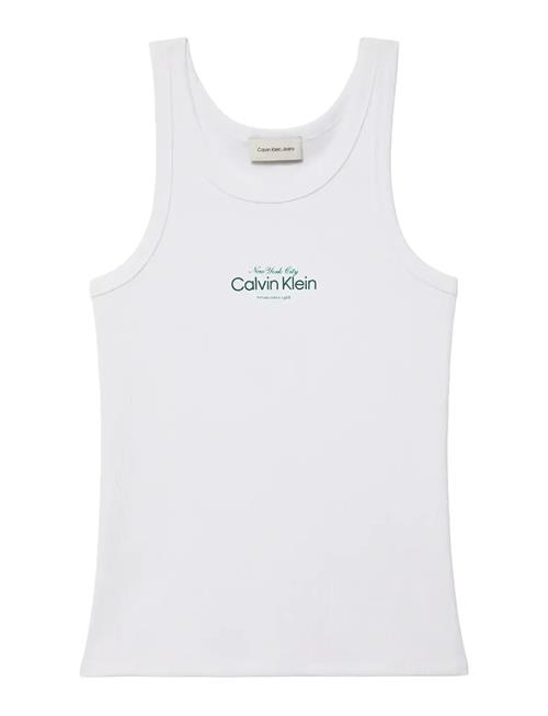 Calvin Klein Jeans | Contour 2X2 Rib Graphic Tank | XXS