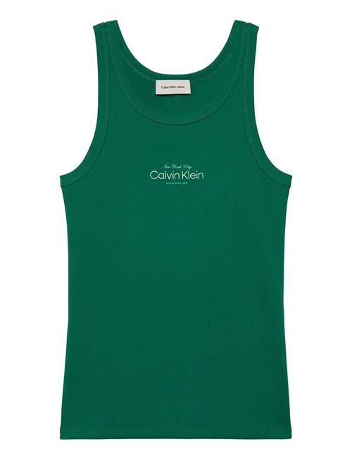 Calvin Klein Jeans | Contour 2X2 Rib Graphic Tank | M