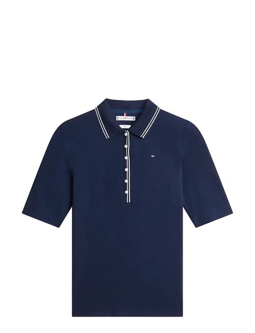 Tommy Hilfiger | Lyocell Tipping Slim 1/2Slv Polo | XXS
