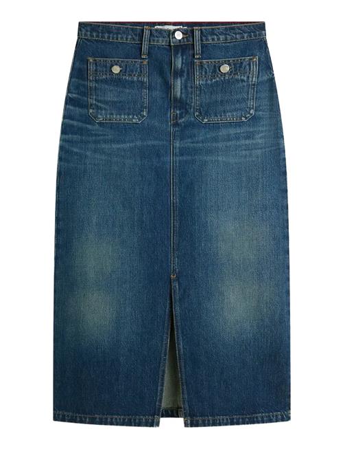 Tommy Hilfiger | Dnm Nate Midi Straight Skirt Hw | 40