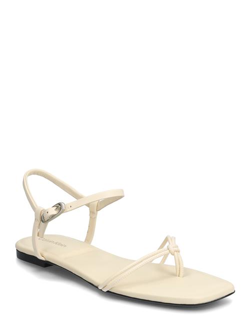 Calvin Klein | Square Flat Sandal Strap Lth | 39