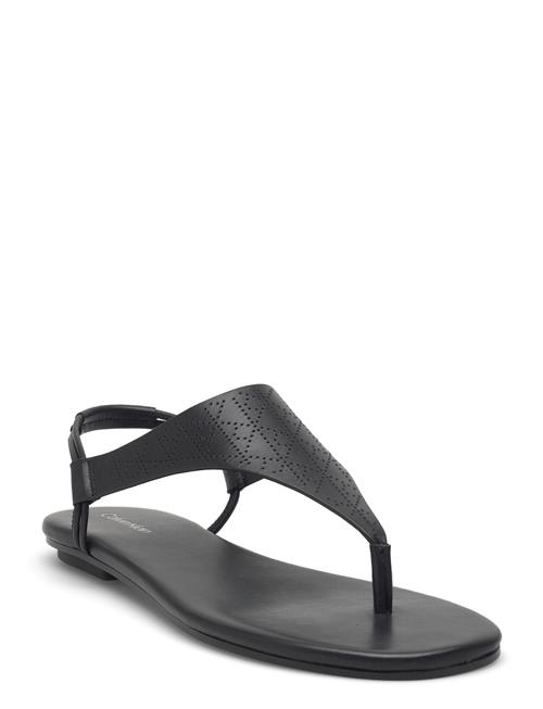 Calvin Klein | Org Flat Sndl Thong Lth Aop | 38