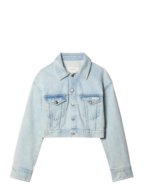 Calvin Klein Jeans | Denim Cropped Trucker Bleached B | M