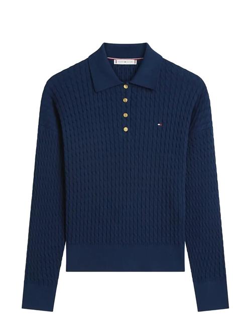 Tommy Hilfiger | Co Cable Fine Gg Rlxd Polo Swt | XS