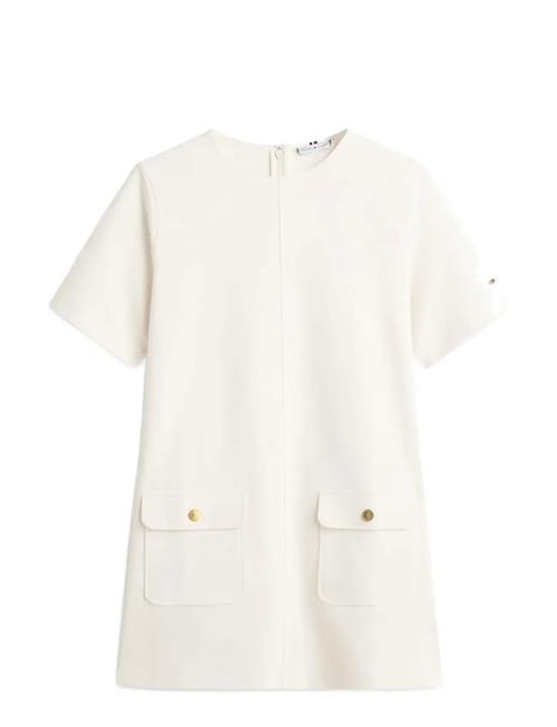 Tommy Hilfiger | Gold Button Shift Mini Dress | M