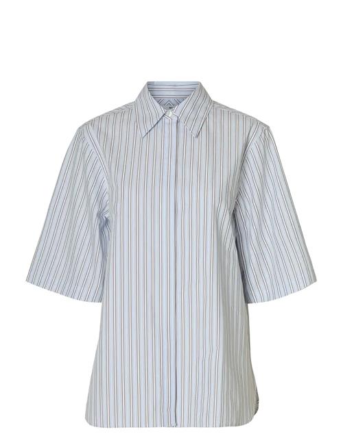 Selected | Slfellen 2/4 Striped Boxy Shirt B | 34