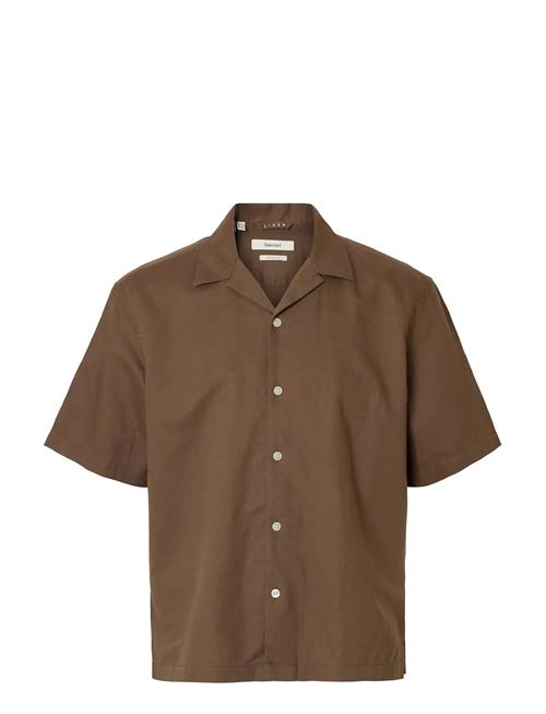 Selected | Slmrlxclay Linenblend Ss Shirt Res Noos | L